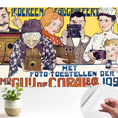 Luxusná tapeta s motívom retro fotoaparátu