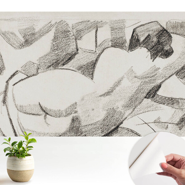 Tapeta Ležiaca postava, impresionistický štýl, pokojná atmosféra