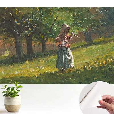 Tapeta Dámska prechádzka v parku