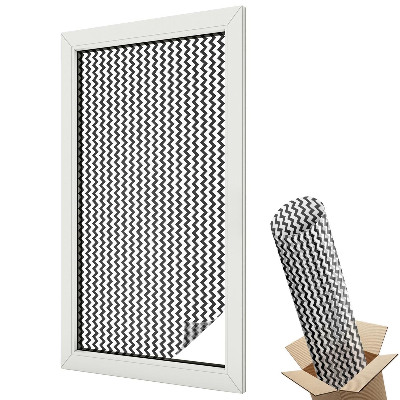 Fólia na sklo dverí Cikcakový vzor