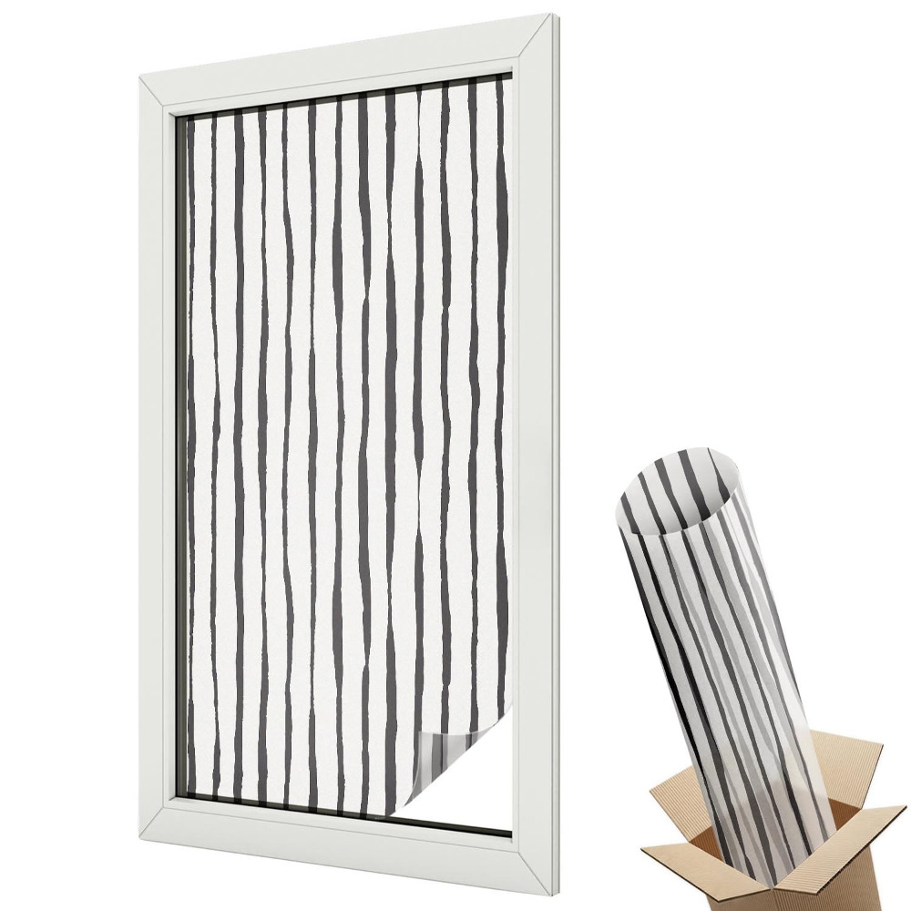 Matná fólia na sklo Zvislé pruhy