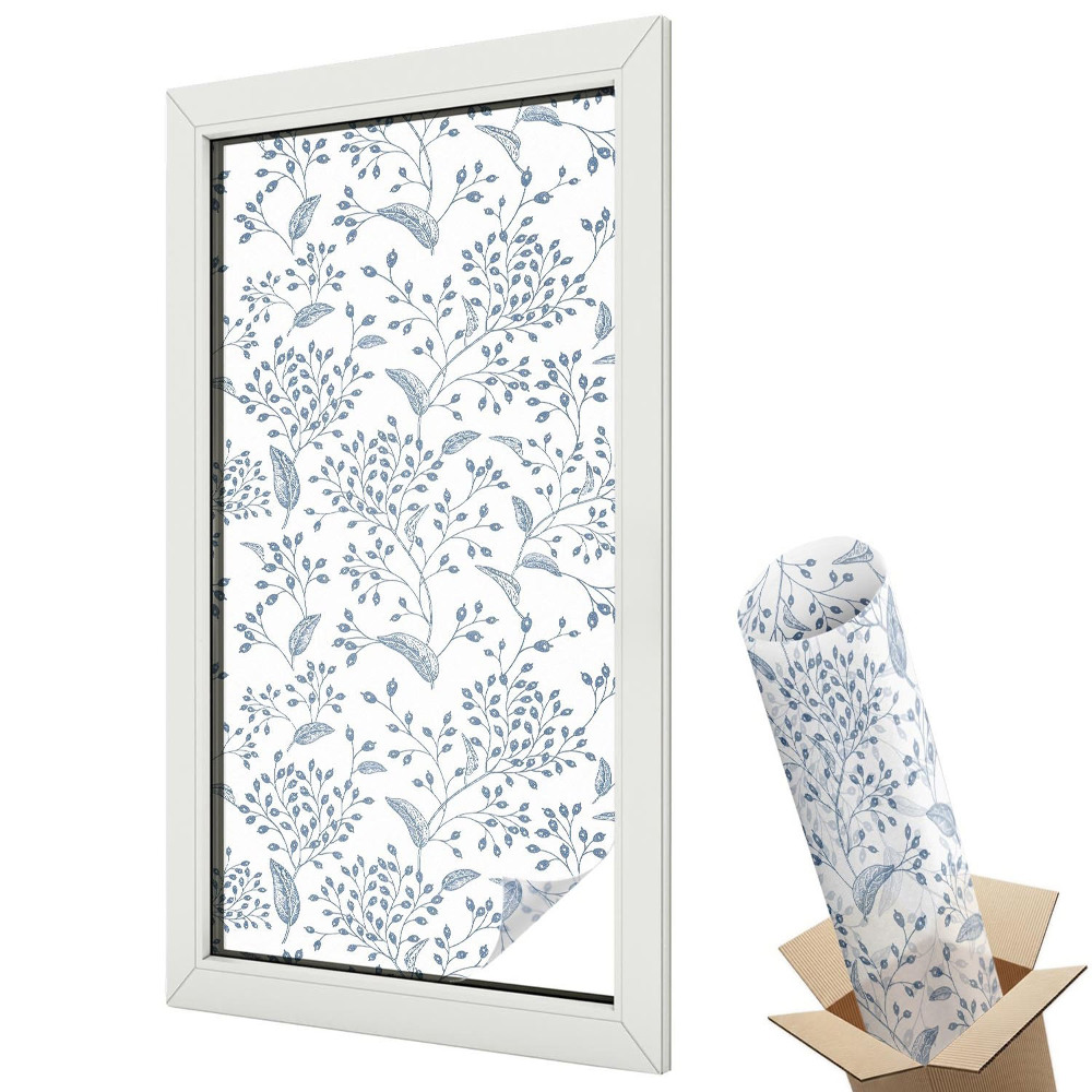 Matná fólia na sklo Rastlinný motív