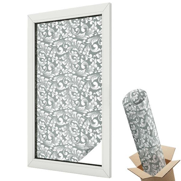 Mliečna fólia na sklo Listová elegancia