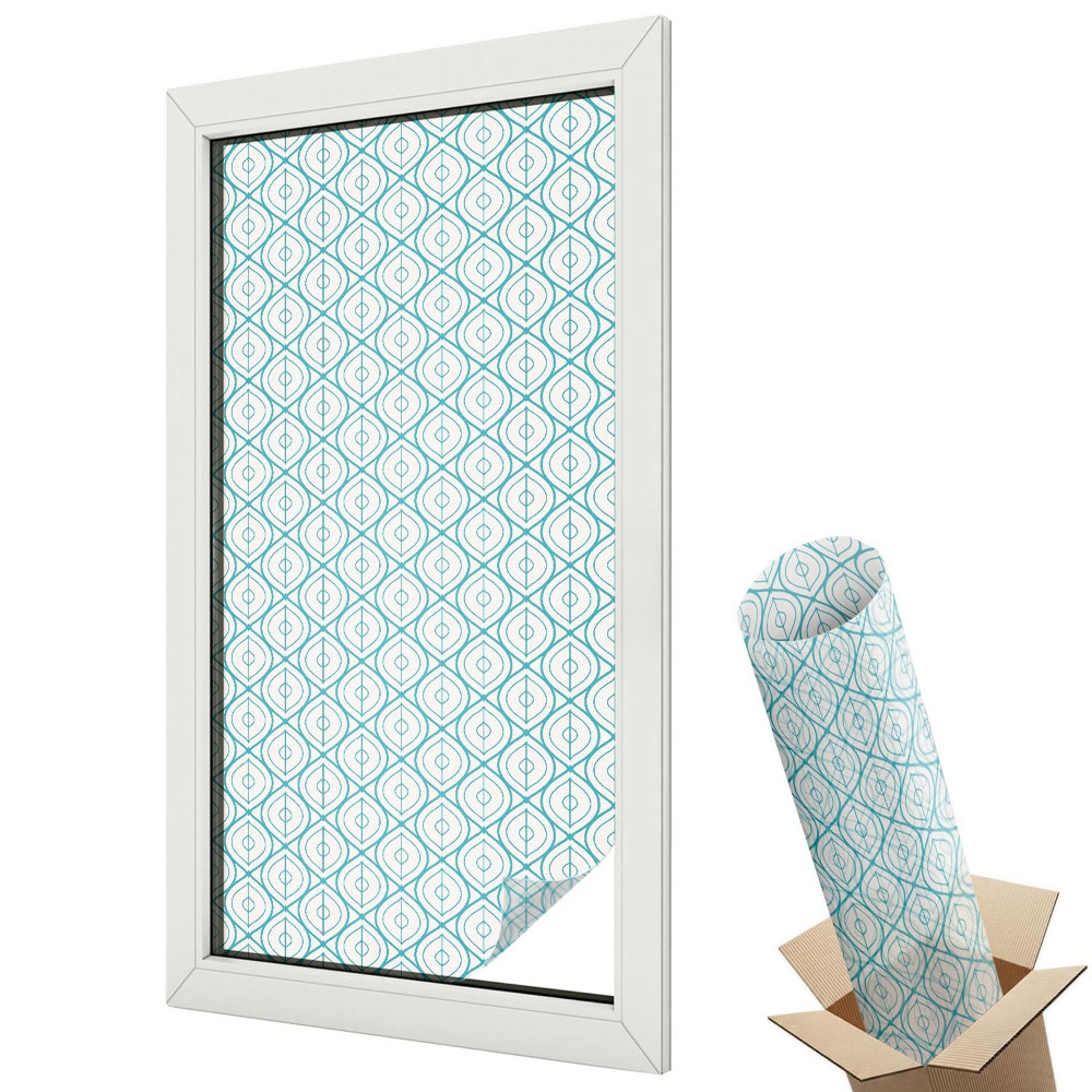 Mliečna fólia na sklo Oválna symetria