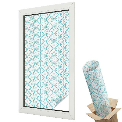 Mliečna fólia na sklo Oválna symetria