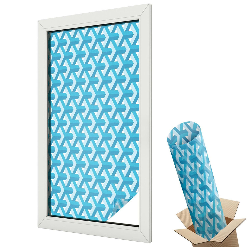 Okenná fólia Geometrické kocky