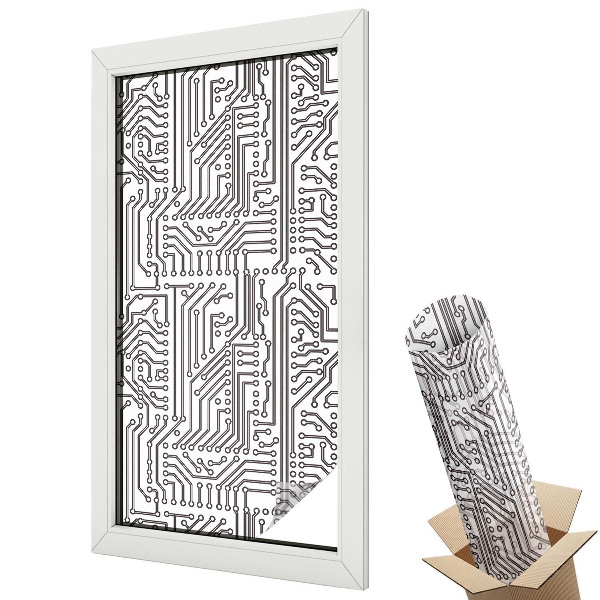 Matná fólia na sklo Technická téma