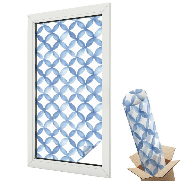 Okenná fólia Geometrické kvety