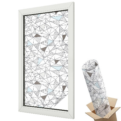 Mliečna fólia na sklo Abstraktné tvary