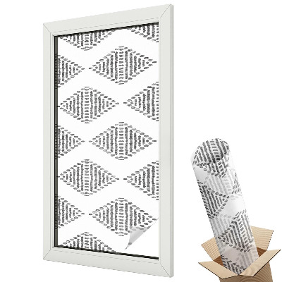 Okenná fólia Geometrické diamanty