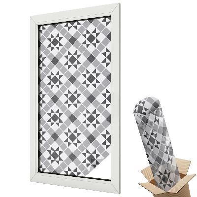 Fólia na sklo dverí Geometrické vzory