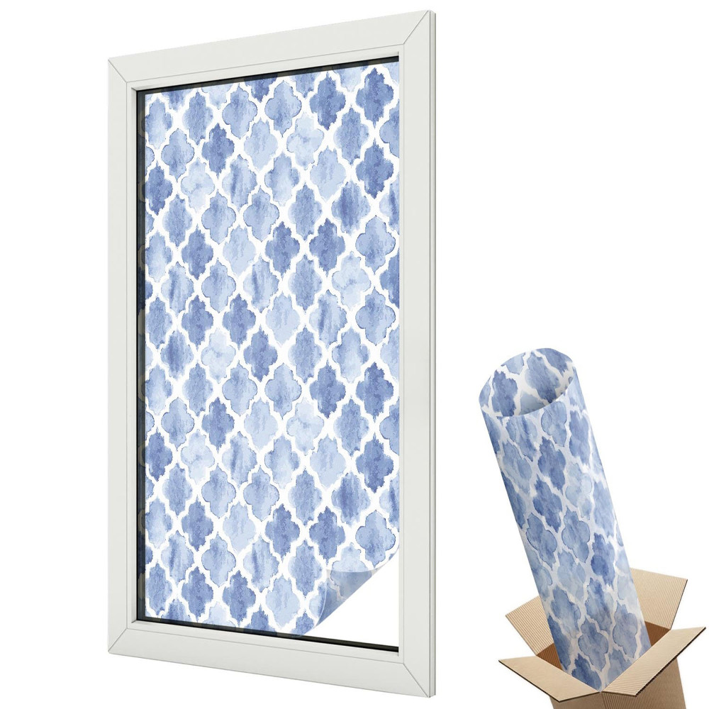 Fólia na sklo dverí Akvarelová elegancia