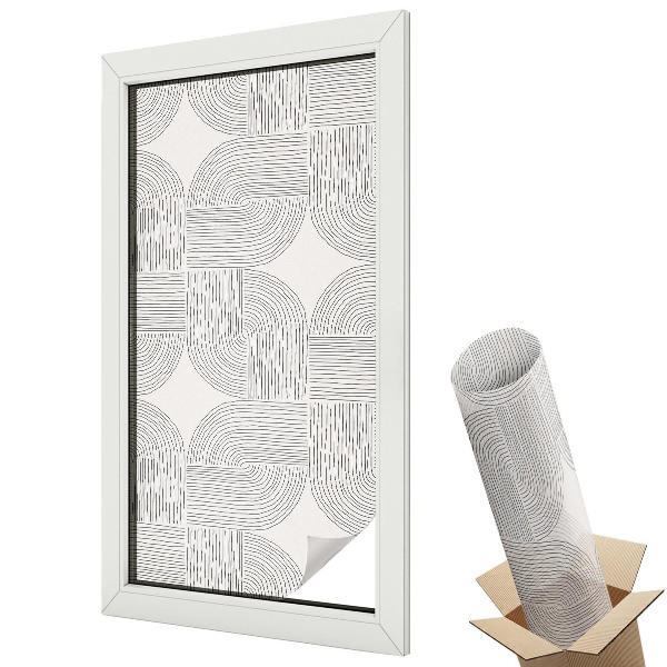 Matná fólia na sklo Pokojná symetria