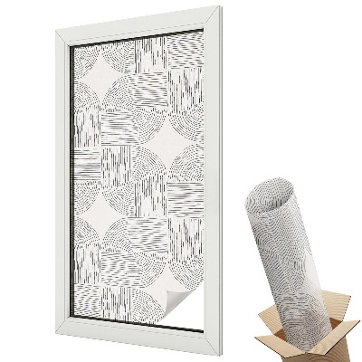 Matná fólia na sklo Pokojná symetria