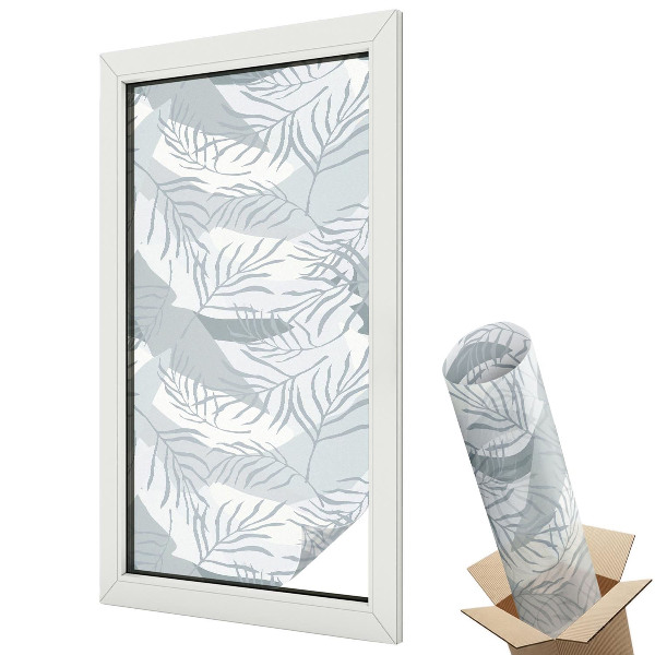 Fólia na sklo dverí Jemné listy