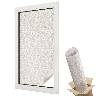 Matná fólia na sklo Kvetinová jemnosť