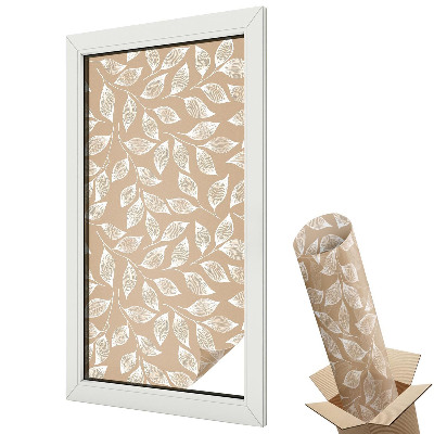 Matná fólia na sklo Listy prírody