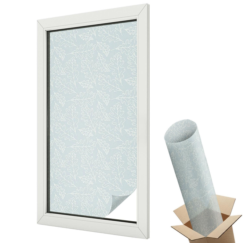 Fólia na sklo dverí Dubové listy