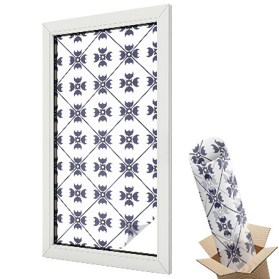 Matná fólia na sklo Rastlinný motív