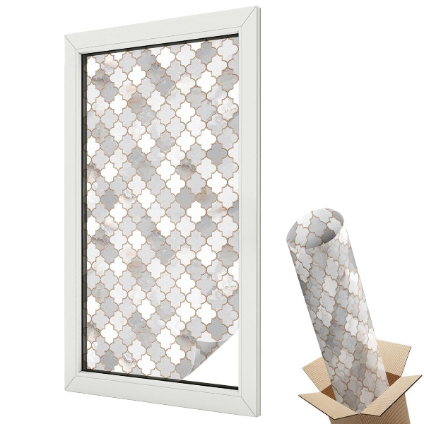 Mliečna fólia na sklo Geometrická mozaika