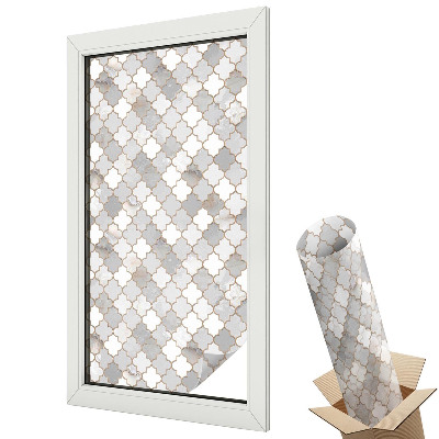 Mliečna fólia na sklo Geometrická mozaika