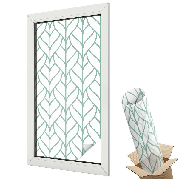 Matná fólia na sklo Symetria rastlín