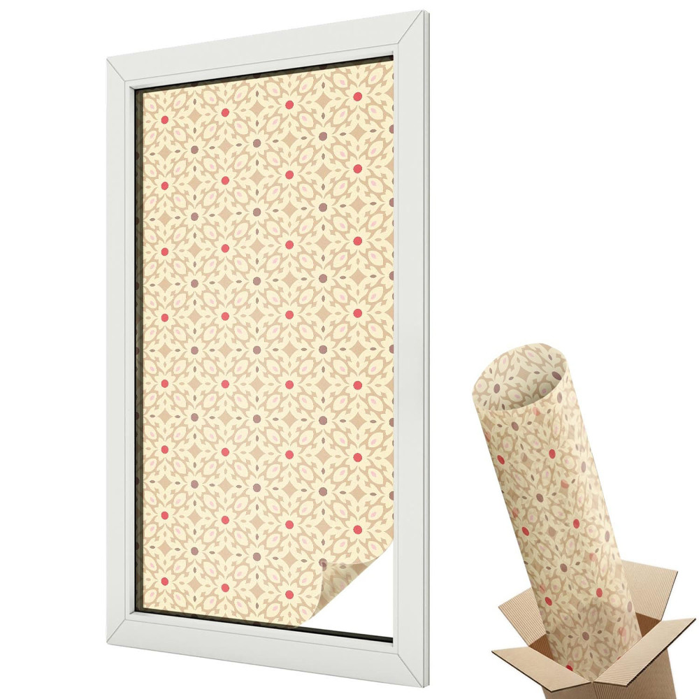 Okenná fólia Kvetinové vzory