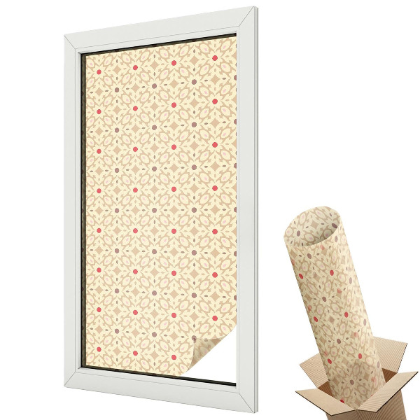 Okenná fólia Kvetinové vzory