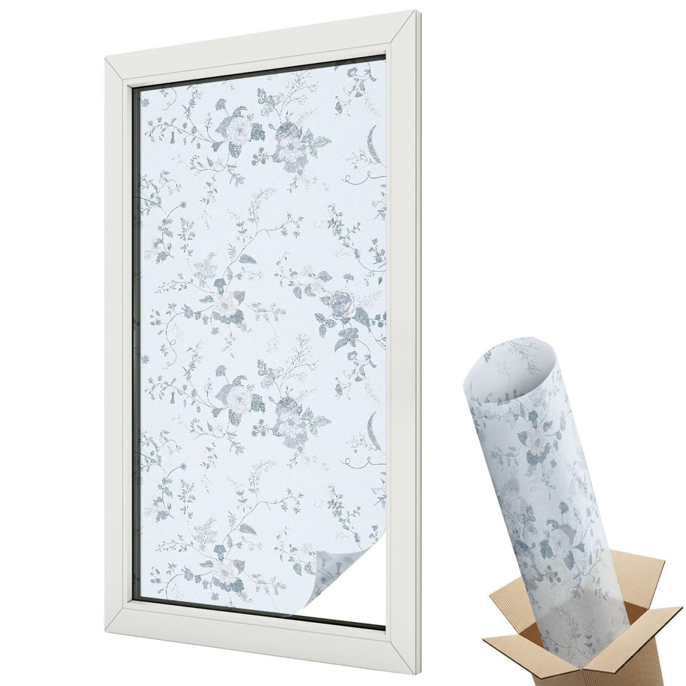 Okenná fólia Jemné kvety