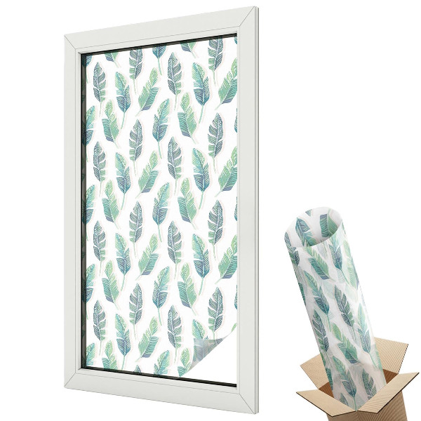 Matná fólia na sklo Tropické listy