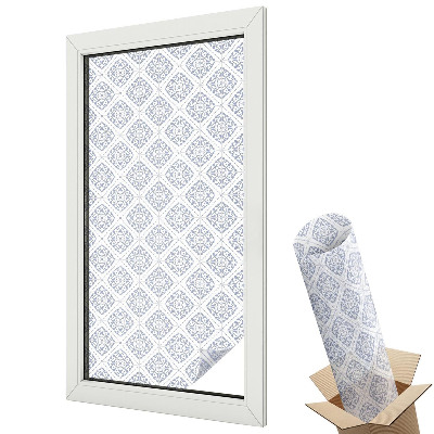 Fólia na sklo dverí Jemné rozety