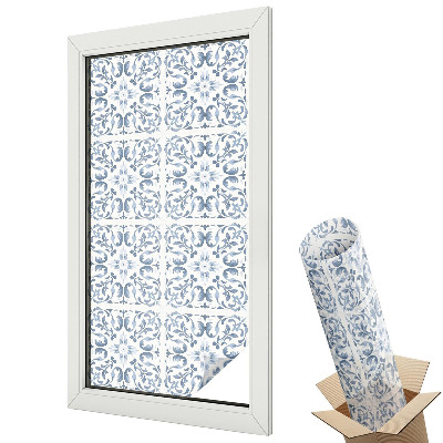 Matná fólia na sklo Kvetinové ornamenty