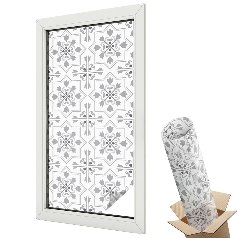 Matná fólia na sklo Symetrické ornamenty