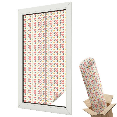 Okenná fólia Retro listy