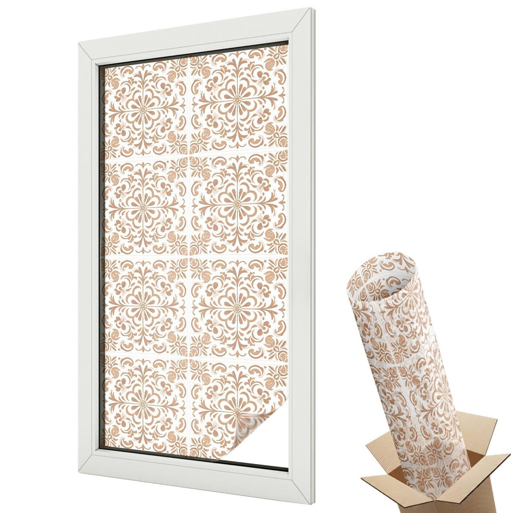 Mliečna fólia na sklo Klasický ornament