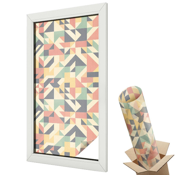 Fólia na sklo dverí Energia geometrie