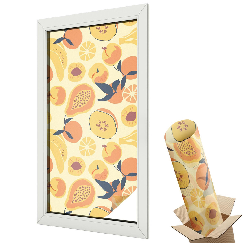 Fólia na sklo dverí Šťavnaté ovocie