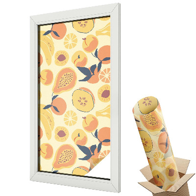 Fólia na sklo dverí Šťavnaté ovocie