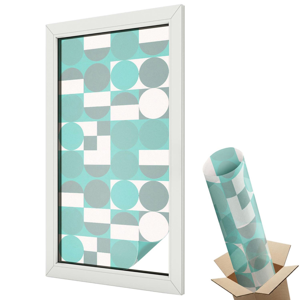 Matná fólia na sklo Geometrické tvary