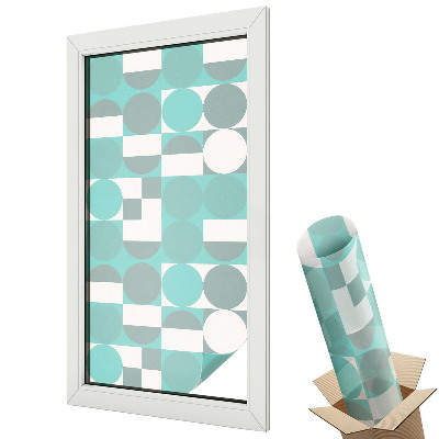 Matná fólia na sklo Geometrické tvary