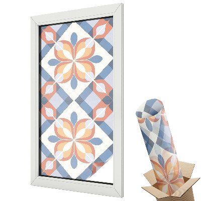 Okenná fólia Farebná symetria