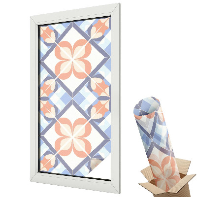 Okenná fólia Kvetinový vzor