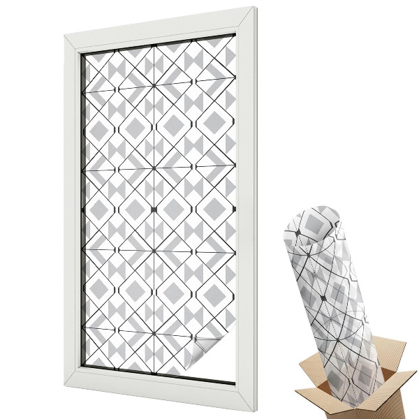 Matná fólia na sklo Geometrické vzory