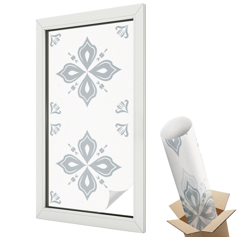 Fólia na sklo dverí Geometrická symetria