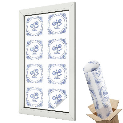 Okenná fólia Jemné kvety