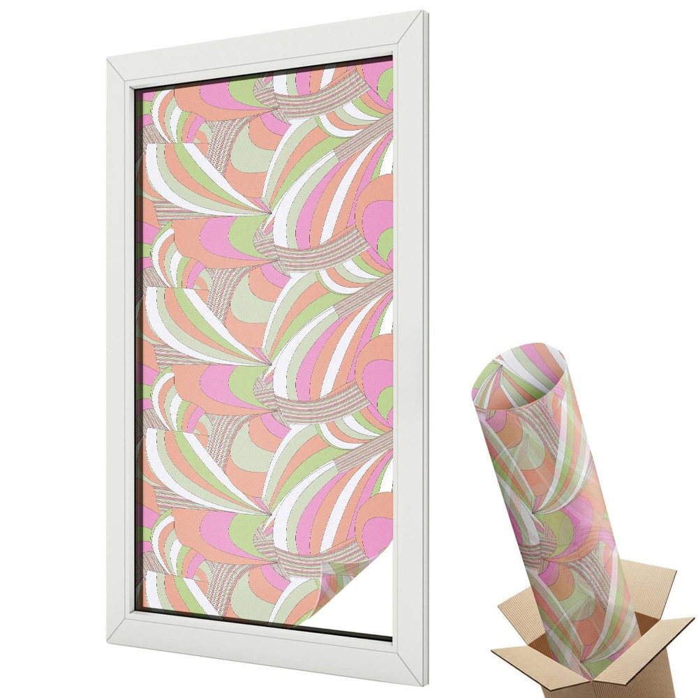 Okenná fólia Farebný cikcak