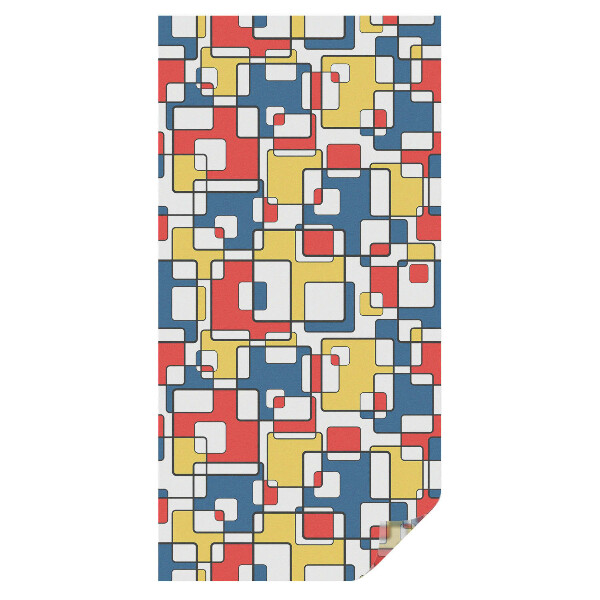 Fólia na sklo dverí Geometrické tvary