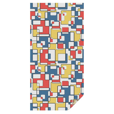 Fólia na sklo dverí Geometrické tvary