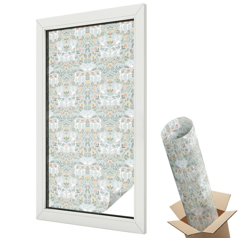 Okenná fólia Jelenie kvety