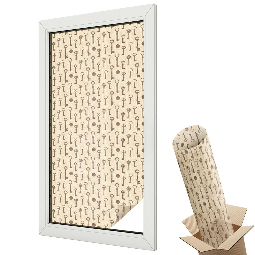 Mliečna fólia na sklo Záhadné kľúče